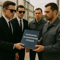 Получение разрешений на хранение и захоронение отходов производства