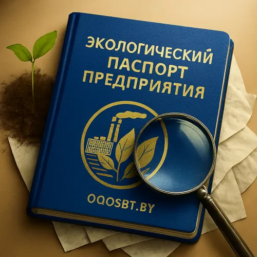 Разработка и ведение экологического паспорта предприятия