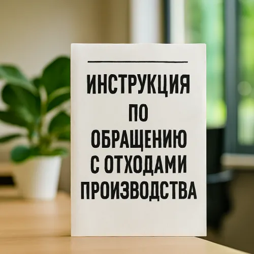Инструкция по обращению с отходами производства